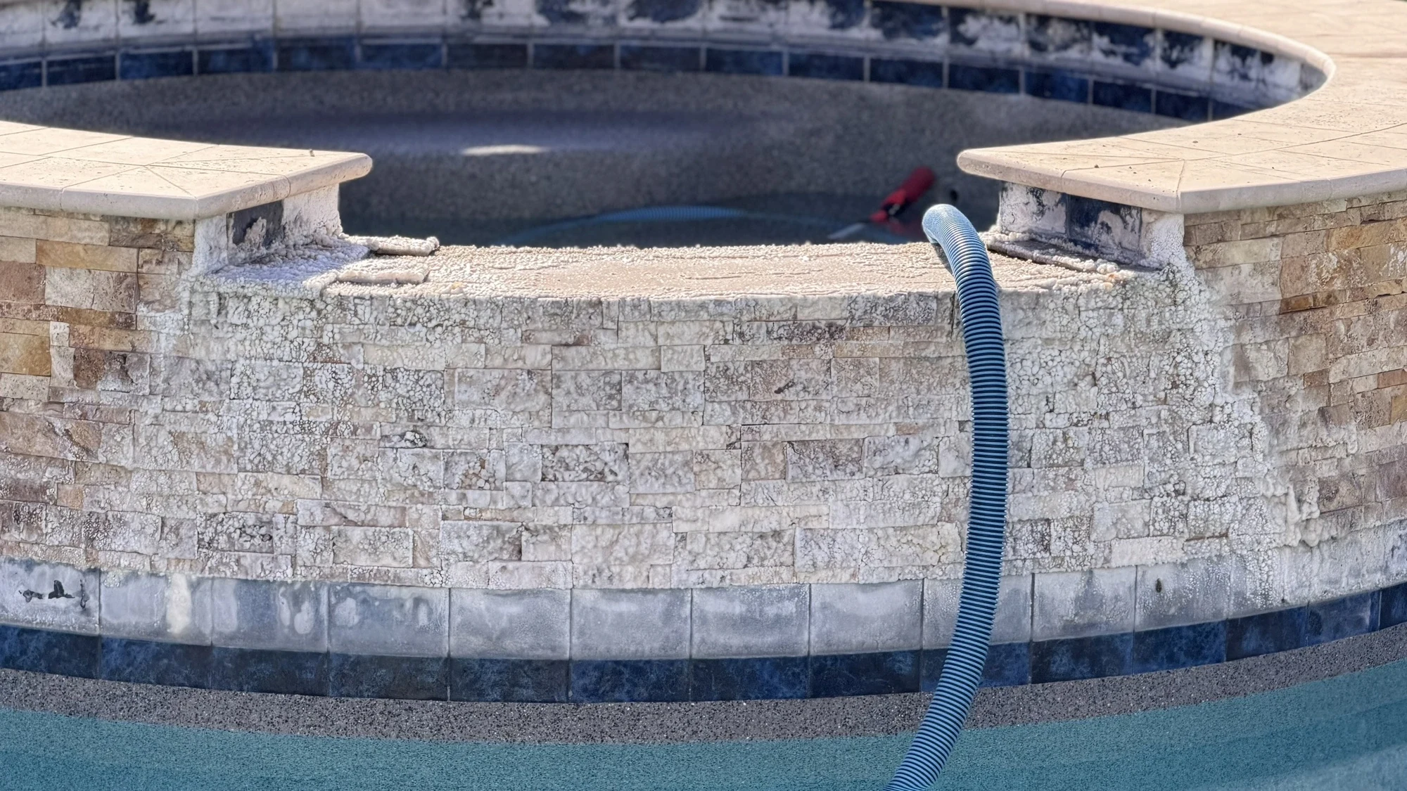 Clean Arizona pool tile after Big Dipper Pools restoration